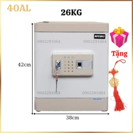 Két Sắt Mini Aifeibao HK-M/D-40AL Chống Cạy Phá Bằng Thép Nguyên Khối