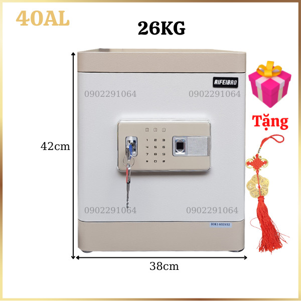 Két Sắt Mini Aifeibao HK-M/D-40AL Chống Cạy Phá Bằng Thép Nguyên Khối