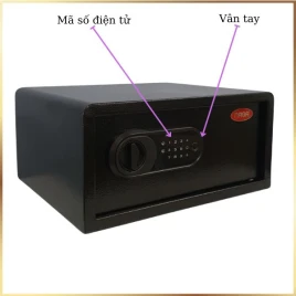 Két sắt vân tay điện tử Naga BG200LT thép cao cấp an toàn cho gia đình, khách sạn
