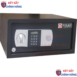 Két Sắt Mini Welko KS42 Cao Cấp - An Toàn Bảo Mật Khóa Điện Tử, Hợp Kim Bền