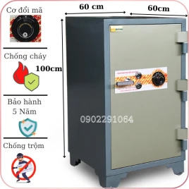 Két Sắt BEMC K110 Chống Cháy Chống Trộm, Hợp Kim Bền, Bảo Hành 5 Năm
