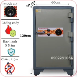 Két Sắt BEMC K190 NHA1 An Toàn Chống Cháy Thép Đúc Chính Hãng