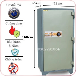 Két Sắt Ngân Hàng BEMC K370 NHA1 Khóa Cơ Chống Cháy Chất Lượng Cao
