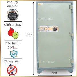 Két Sắt Ngân Hàng BEMC K400F Vân Tay Chống Cháy, Trộm An Toàn Cao Cấp