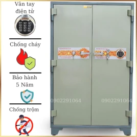 Két Sắt Ngân Hàng BEMC K600F: Chống Cháy, Vân Tay Điện Tử, An Toàn Cao