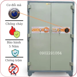 Két Sắt Chống Cháy BMEC K550 NHA1 - Thép 2 Lớp, Bảo Hành 5 Năm