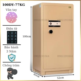 Két Sắt BOFA ZB-100DY - Nhập Khẩu Chính Hãng, Vân Tay, Thép Nguyên Khối
