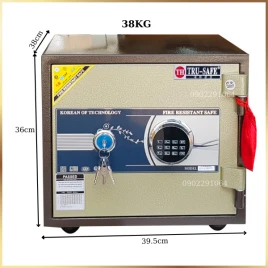 Két Sắt Chống Cháy HQ360DTLED Trusafe Hàn Quốc - Chất Liệu Thép Bền Bỉ