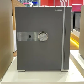 Két Sắt Philips SBX202-5C0: An Toàn Vân Tay Điện Tử, Chất Liệu Thép Đúc