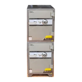 Két Sắt Chống Cháy Bumil 2 Tầng BM250 - Thép Nguyên Khối, Khóa Cơ Đổi Mã