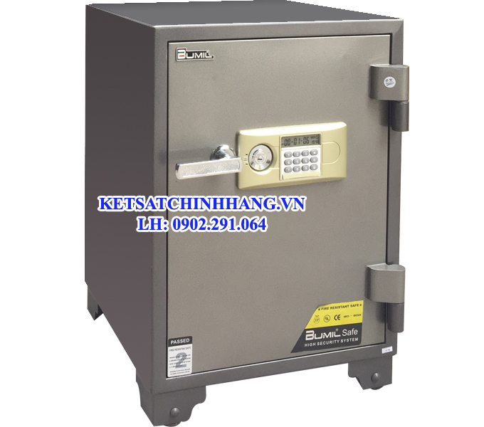 Két Sắt Điện Tử Bumil BM160: An Toàn Chống Cháy, Thép Nguyên Khối, Bảo Hành 5 Năm