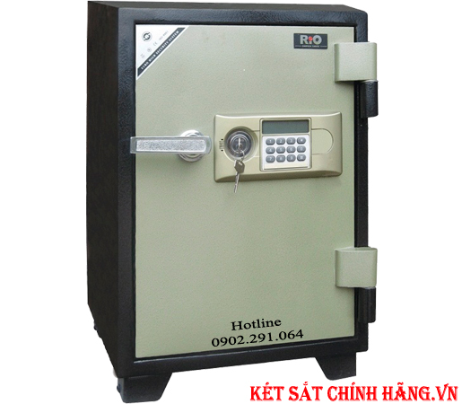 Két Sắt R108E Chính Hãng, Khóa Điện Tử Chống Cháy 1500°C, Hợp Kim Siêu Bền