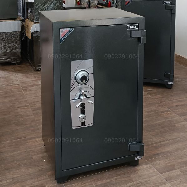 Két Sắt Truly TS100C Khóa Cơ, Thép 12 ly, Chống Cháy, Bảo Hành 5 Năm