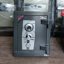 Két sắt siêu cường Truly TS49 chống trộm, thép đúc 12 ly bền bỉ, khóa cơ đổi mã