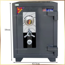 Két Sắt Việt Tiệp KSC60C: Thép Cường Lực, Khóa Đổi Mã, Bảo Hành 10 Năm