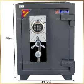 Két Sắt Siêu Cường Việt Tiệp KSC60FE - Thép 1.2cm, Vân Tay Điện Tử, Chống Cháy