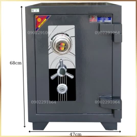 Két Sắt Siêu Cường Việt Tiệp KSC68C - Chống Trộm Cháy, Thép 12ly, Bảo Hành 10 Năm