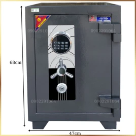 Két Sắt Siêu Cường Việt Tiệp KSC68E - Thép Cường Lực 12 Ly, Chống Cháy Trộm