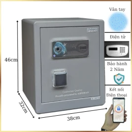 Két sắt thông minh AFB HK-MD-45XDLB2, thép cường lực, kết nối điện thoại
