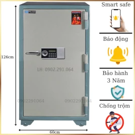 Két Sắt Thông Minh Hòa Phát SS250K1DT: Bảo Vệ Chống Trộm Qua Điện Thoại