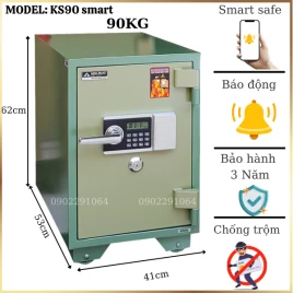 Két Sắt Thông Minh Hòa Phát SS90K1DT: An Toàn Báo Động, Bảo Hành 3 Năm