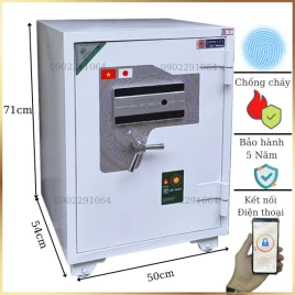 Két Sắt Thông Minh Việt Nhật VN86FE Chống Cháy Kết Nối Điện Thoại 2024