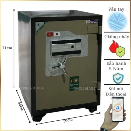 Két Sắt Thông Minh Việt Nhật VN99FE - Chống Cháy, Kết Nối Điện Thoại, Bảo Hành 5 Năm