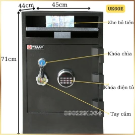 Két Sắt Welko UK60E Chống Trộm Siêu Bền, Khóa Điện Tử Bảo Mật Cao