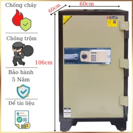 Két Sắt Trusafe E266 Hàn Quốc Chống Cháy Khóa Điện Tử Cao Cấp