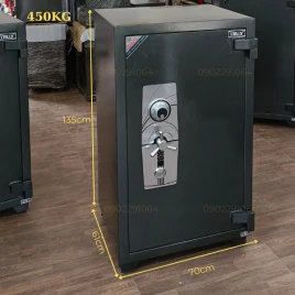 Két sắt Truly TS135 khóa cơ, chất liệu thép, bảo mật cao, dùng cho gia đình