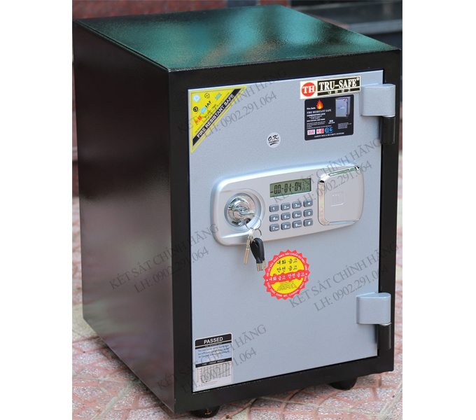 Két Sắt Trusafe KS80Đ Điện Tử Chống Cháy Thép Nguyên Khối Bảo Hành 5 Năm