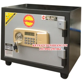 Két Sắt Mini Trusafe E60 Khóa Điện Tử, Chống Cháy 2000°C, Bền Bỉ, Chính Hãng