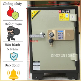 Két Sắt Trusafe TH125DT Điện Tử Chống Cháy Hợp Kim Bền Cho Gia Đình & Văn Phòng