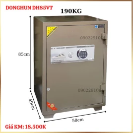 Két Sắt Vân Tay Điện Tử DONGHUN DH85VT - Chống Trộm, Chống Cháy, Bảo Mật Cao