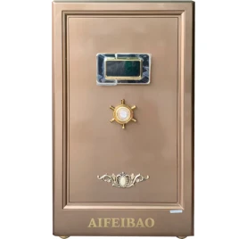 Két Sắt Vân Tay Cao Cấp Aifeibao - Thép Đúc, Nội Thất Da, Bảo Hành 3 Năm