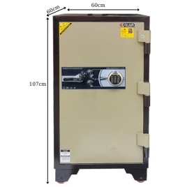 Két Sắt Vân Tay Trusafe TH1000VT: Bảo Mật, Chống Cháy, Dùng Cho Công Ty