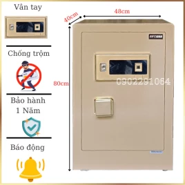 Két Sắt Nhập Khẩu AifeiBao 80BL - Thép Cao Cấp, Vân Tay Chống Trộm