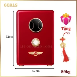 Két sắt AifeiBao HK-A1D-60ALS: Thép Nguyên Khối, Bảo mật Vân Tay Đỉnh Cao