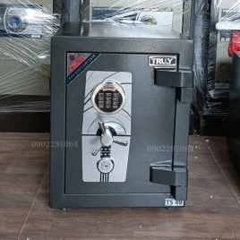 Két Sắt Vân Tay Truly TS49VT - Thép Dày 12 Ly Chống Cháy Chống Trộm