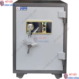 Két Sắt VN128VT Việt Nhật: Chống Cháy, Báo Động, Bảo Mật Vân Tay, Thép 2 Lớp