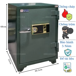 Két Sắt VN88VT Việt Nhật: Chống Cháy, Chống Trộm, Bảo Hành 5 Năm, Chất Liệu Thép