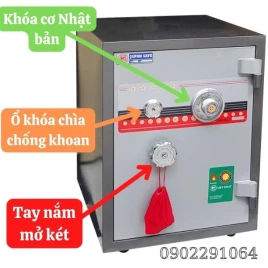Két Sắt Chống Cháy VN38KC Việt Nhật: Bền Bỉ, An Toàn Cho Gia Đình