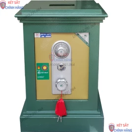 Két Sắt Việt Nhật VN85CĐ: Thép 2 Lớp, Chống Cháy, Bỏ Tiền Tiện Lợi