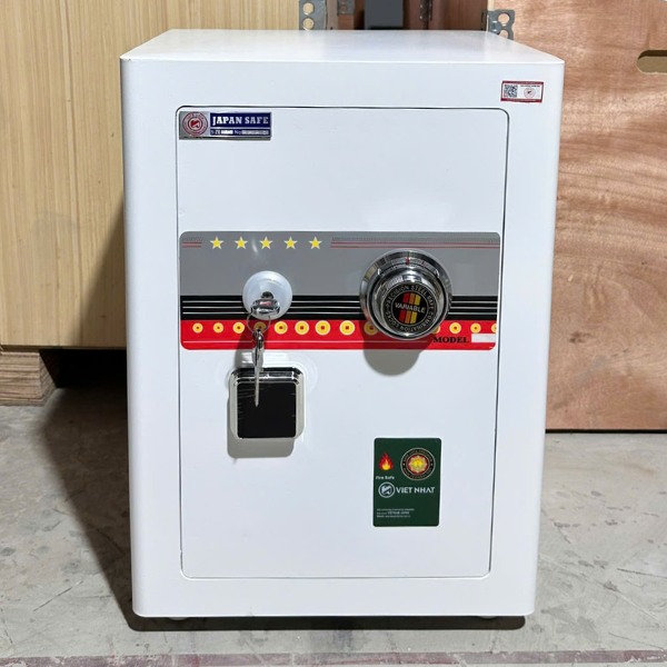 Két Sắt Việt Nhật VN-63AD: Chống Cháy, Chống Trộm, Thép Nguyên Tấm, Bảo Hành 5 Năm