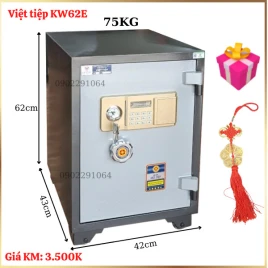 Két Sắt Việt Tiệp KW62E Chống Cháy, Điện Tử, Bảo Hành 5 Năm Chính Hãng