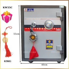 Két Sắt Chống Cháy Việt Tiệp KW55C - Thép Đúc Bền Bỉ, An Toàn Cao