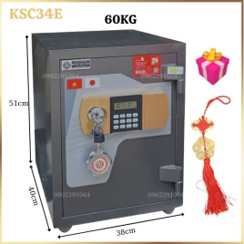 Két Sắt Việt Tiệp KSC34E Điện Tử: Chống Cháy, Chống Trộm, An Toàn Cao Cấp