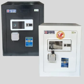 Két sắt Việt Tiệp KSC55FE: Thép 7ly, Vân Tay, Chống Cháy, Bảo Hành 5 Năm
