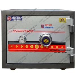 Két Sắt Mini Việt Tiệp KVTC38: An Toàn Chống Cháy, Khóa Cơ Chính Hãng