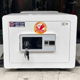 Két Sắt Việt Tiệp VT38 Mini Vân Tay Thép 7 Ly Chống Cháy 1200°C